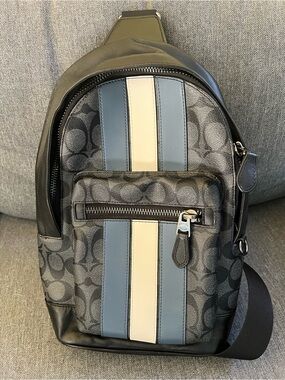 coach campus backpack slate Disney 23 In Signature Patchwork Tan Black Multi Balilene Mens Tumi Alpha Bravo Nellis Backpack (Nordstrom Exclusive) Campus Backpack 23 Coach -